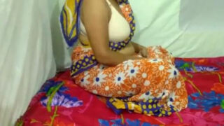 Village Bhabhi sucking dick under the blanket